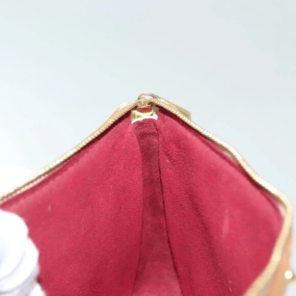 LOUIS VUITTON Monogram Multicolor Pochette Pouch White M92649 LV Auth 140354 - Picture 13 of 16